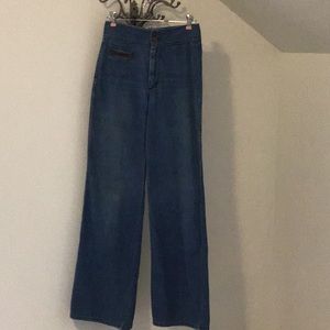 Wrangler Wide Leg Denim Jeans Waist 28” VTG